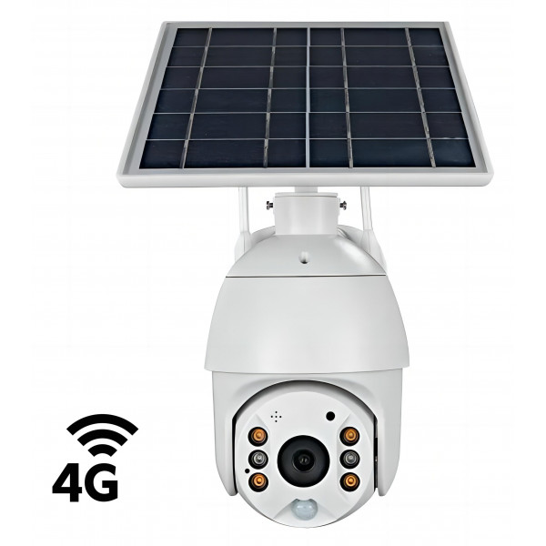 Solar PTZ drehbare 4G IP-Überwachungskamera Innotronik IUB-BC20-4G (4MP)