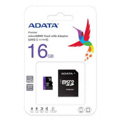 16 GB micro SD (TF) CLASS 4 Speicherkarte + Adapter