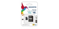 ADATA Micro SDHC 16GB Klasse 10 + Adapter