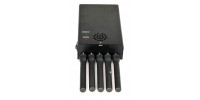 5-Antennen  PROFI  Tragbarer Störsender für GSM/DCS/4G/3G/GPS/GLONASS/WIFI-Signale